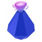Estimulador Clitoriano em Formato de Diamante com 10 Modos de Estimulação Me Ame Sex Toys