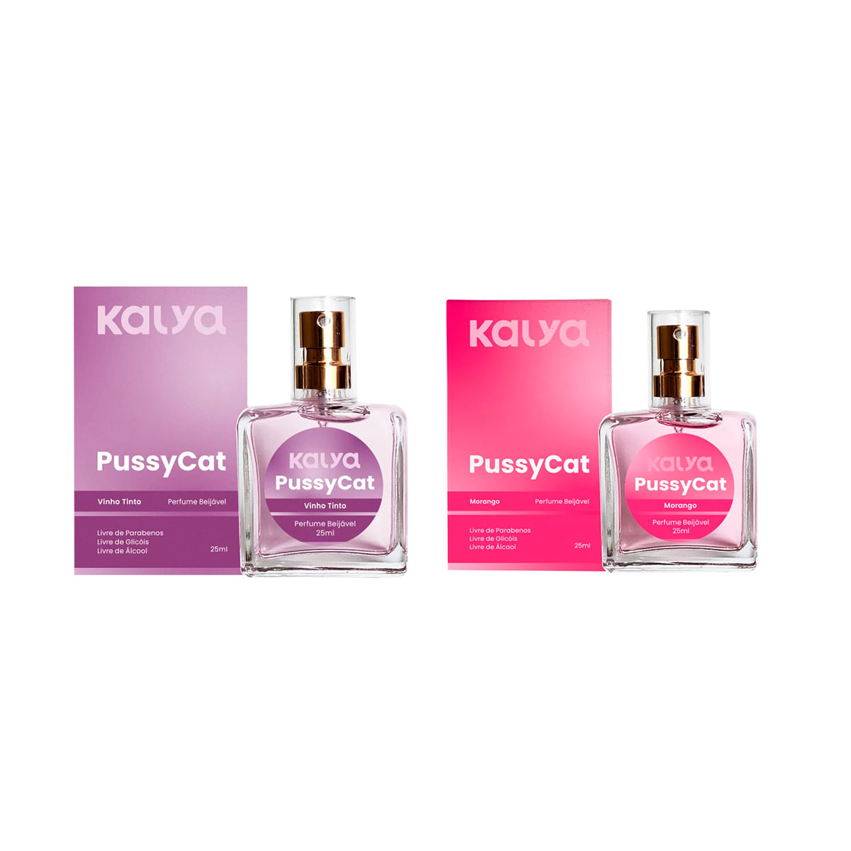 Pussycat Perfume Beijável Feminino 25ml Kalya