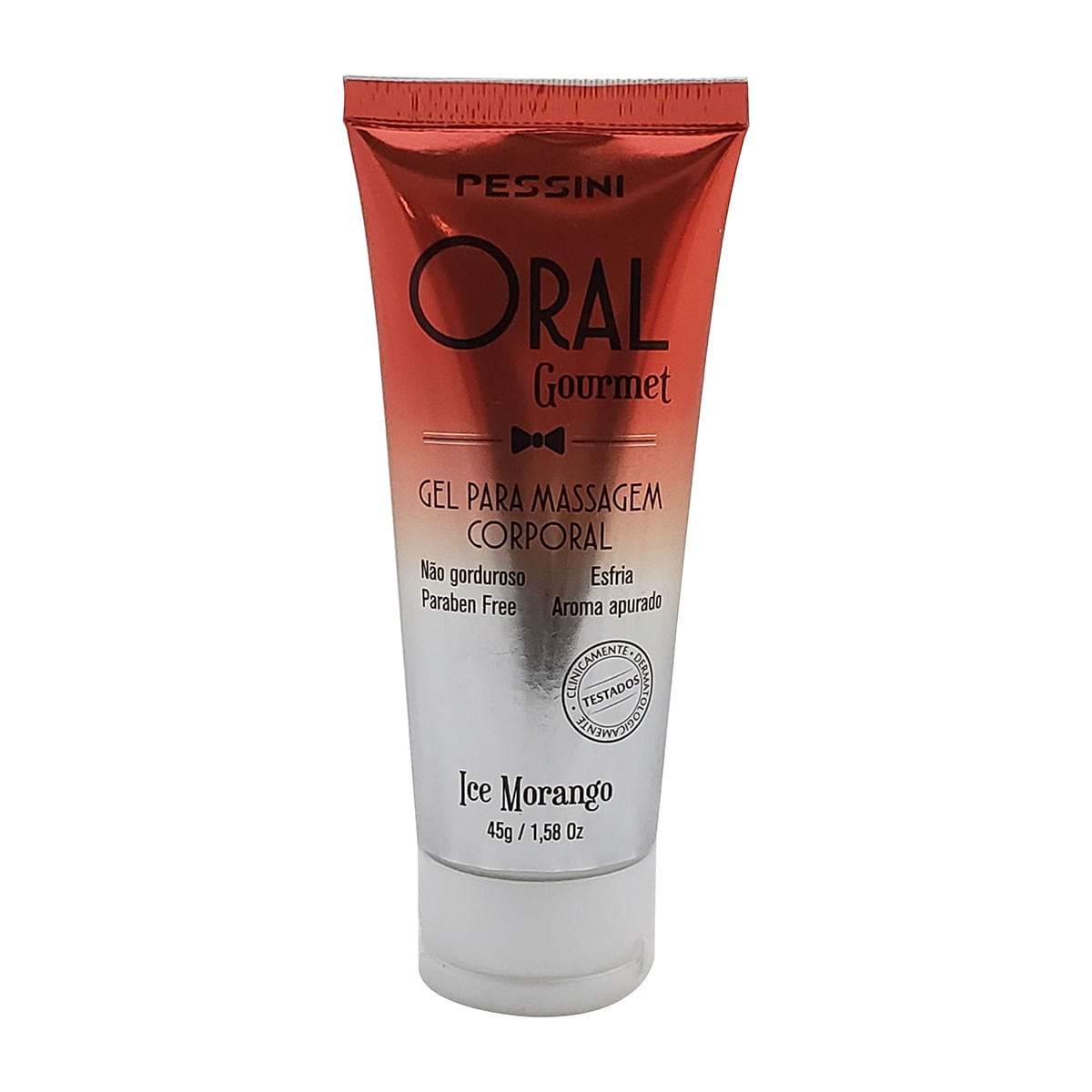 Oral Gourmet Gel Beijável que Esfria de Ice Morango 35ml/45g Pessini Oral Gourmet Gel Beijável que Esfria de Ice Morango 35ml/45g Pessini