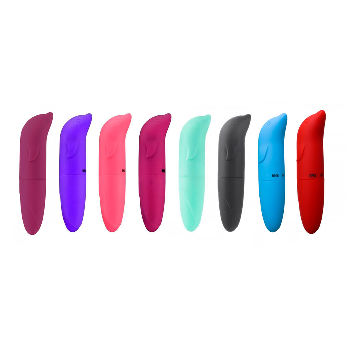Vibrador Ponto G com Formato Golfinho Miss Collection