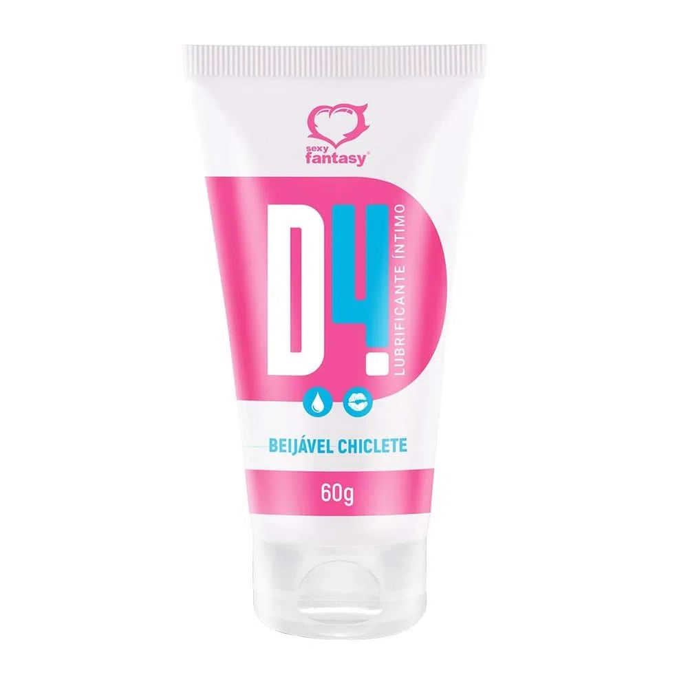 Brinde D4 Lubrificante Íntimo Beijável 60G Sexy Fantasy