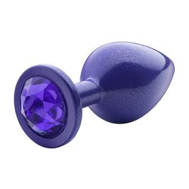 Plug Anal M com Glitter e Pedra Linha Lite Plug Sexy Fantasy