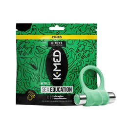 K-Toys Anel Peniano com 3 Modos de Vibração Linha Sex Education Cimed