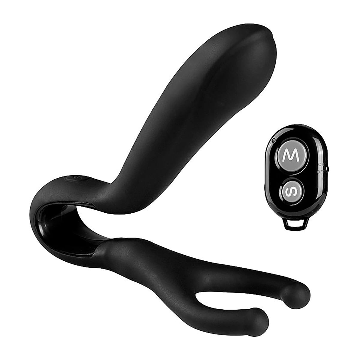 Vibrador de Próstata com Estimulador de Escroto, 8 Modos de Dedilhar Sexy Import