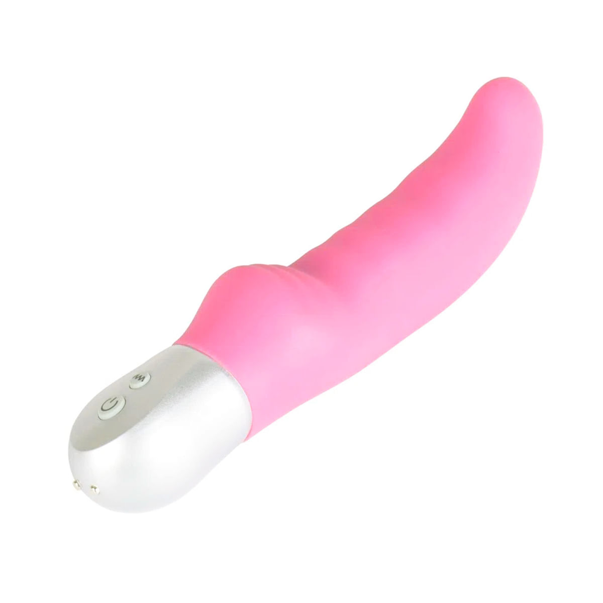 Vibrador Ponto G Ondulado em Silicone com 10 Modos de Vibrações Vip Mix