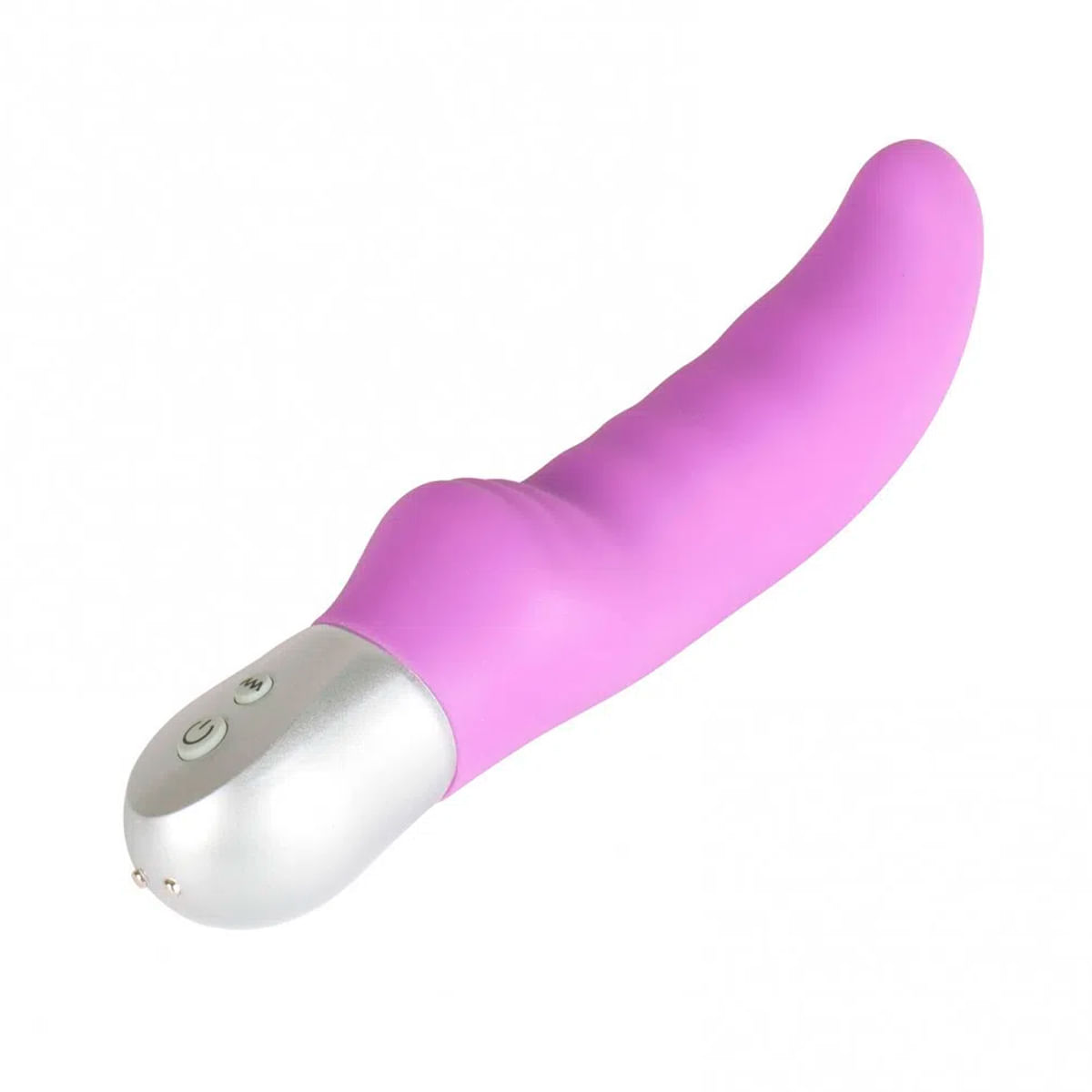 Vibrador Ponto G Ondulado em Silicone com 10 Modos de Vibrações Vip Mix