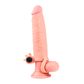 Capa Peniana Extensora de 5 cm com Glande Pequena e Anel para Escroto Miss Collection