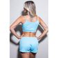 Pijama Shorts e Cropped Canelado Hot Love