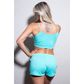 Pijama Shorts e Cropped Canelado Hot Love