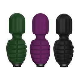 Mini Vibrador em Formato de Granada com 10 Modos de Vibração Me Ame Sex Toys