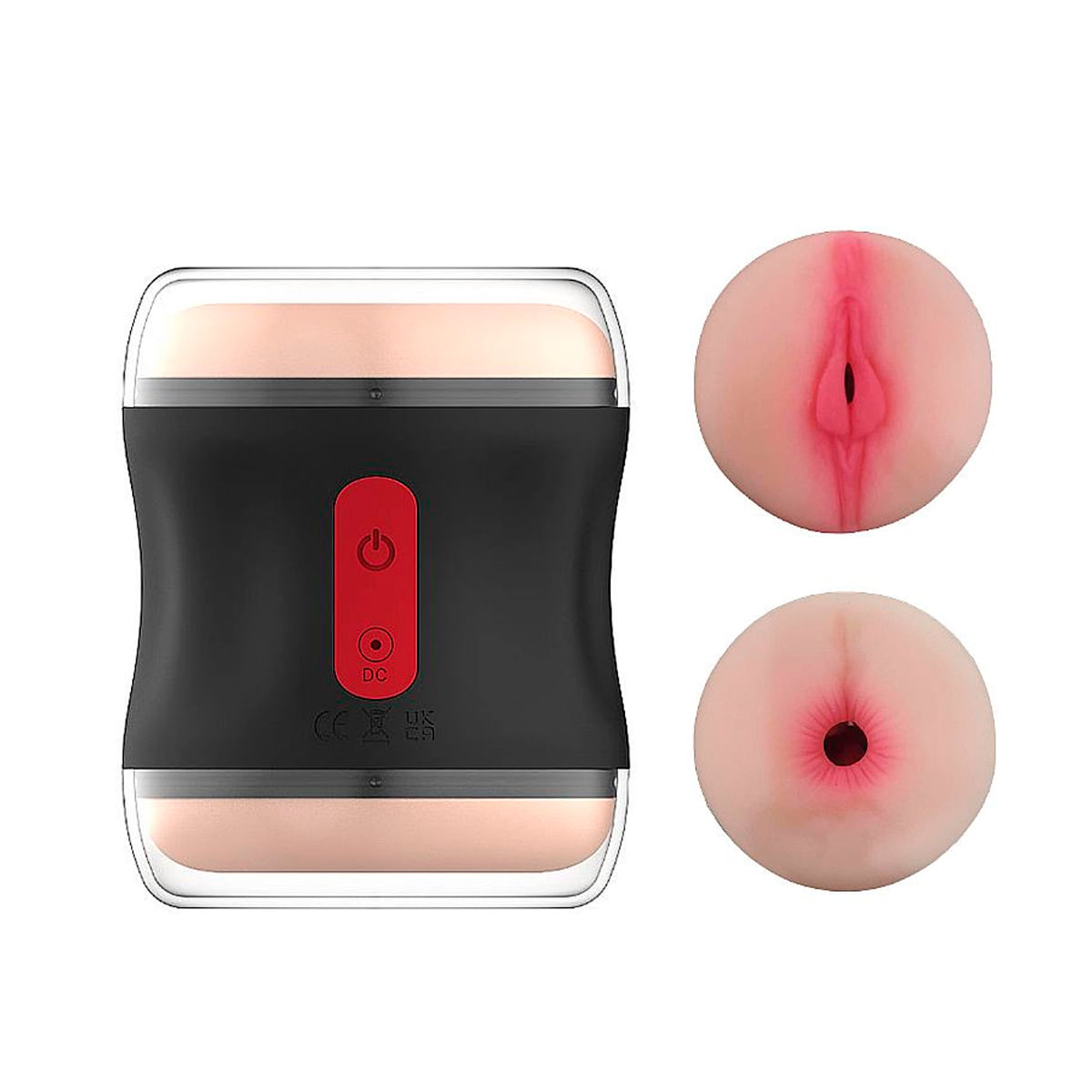 Mini Box Masturbador Lanterna com 10 Modos de Vibração Sexy Import