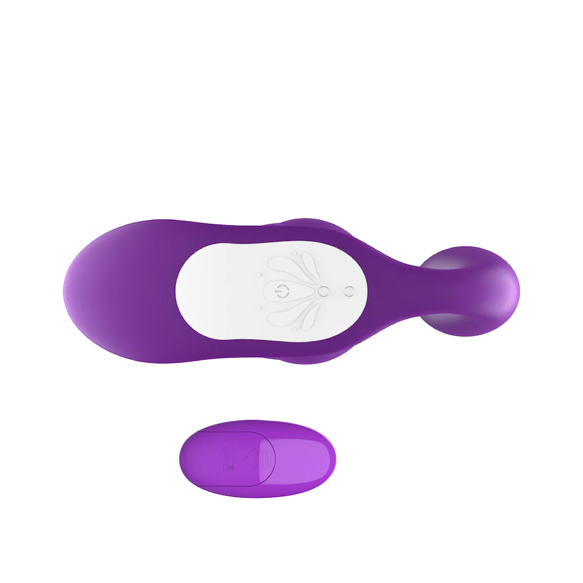 Plug Anal Duplo em Silicone com 10 Modos de Vibração Vip Mix