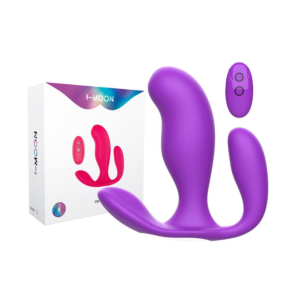 Plug Anal Duplo em Silicone com 10 Modos de Vibração Vip Mix
