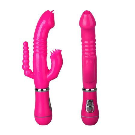 Youvibe Vibrador de Ponto G e Clitóris com 12 Modos de Vibração Vip Mix