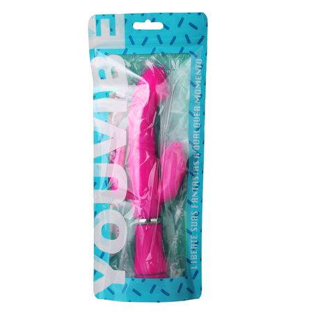 Youvibe Vibrador de Ponto G e Clitóris com 12 Modos de Vibração Vip Mix