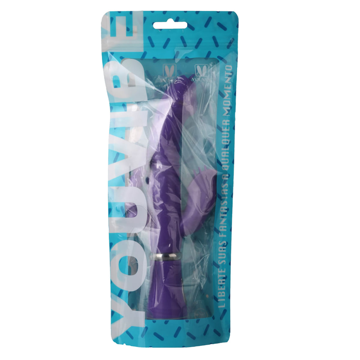 Youvibe Vibrador de Ponto G e Clitóris com 12 Modos de Vibração Vip Mix