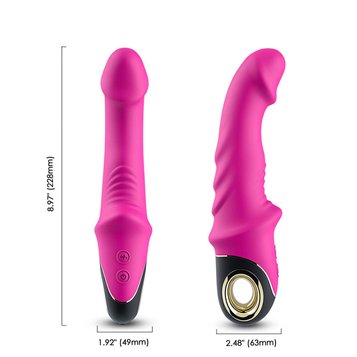 Vibrador Ponto G com 9 Modos de Vibração Vip Mix