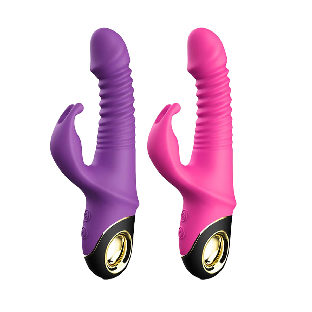 Vibrador Rabbit Vai e Vem com 5 Rotações e 9 Modos de Vibrações Vip Mix