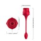 Vibrador Duplo Flexível Formato de Rosa Vip Mix