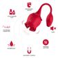 Vibrador Duplo Flexível Formato de Rosa Vip Mix