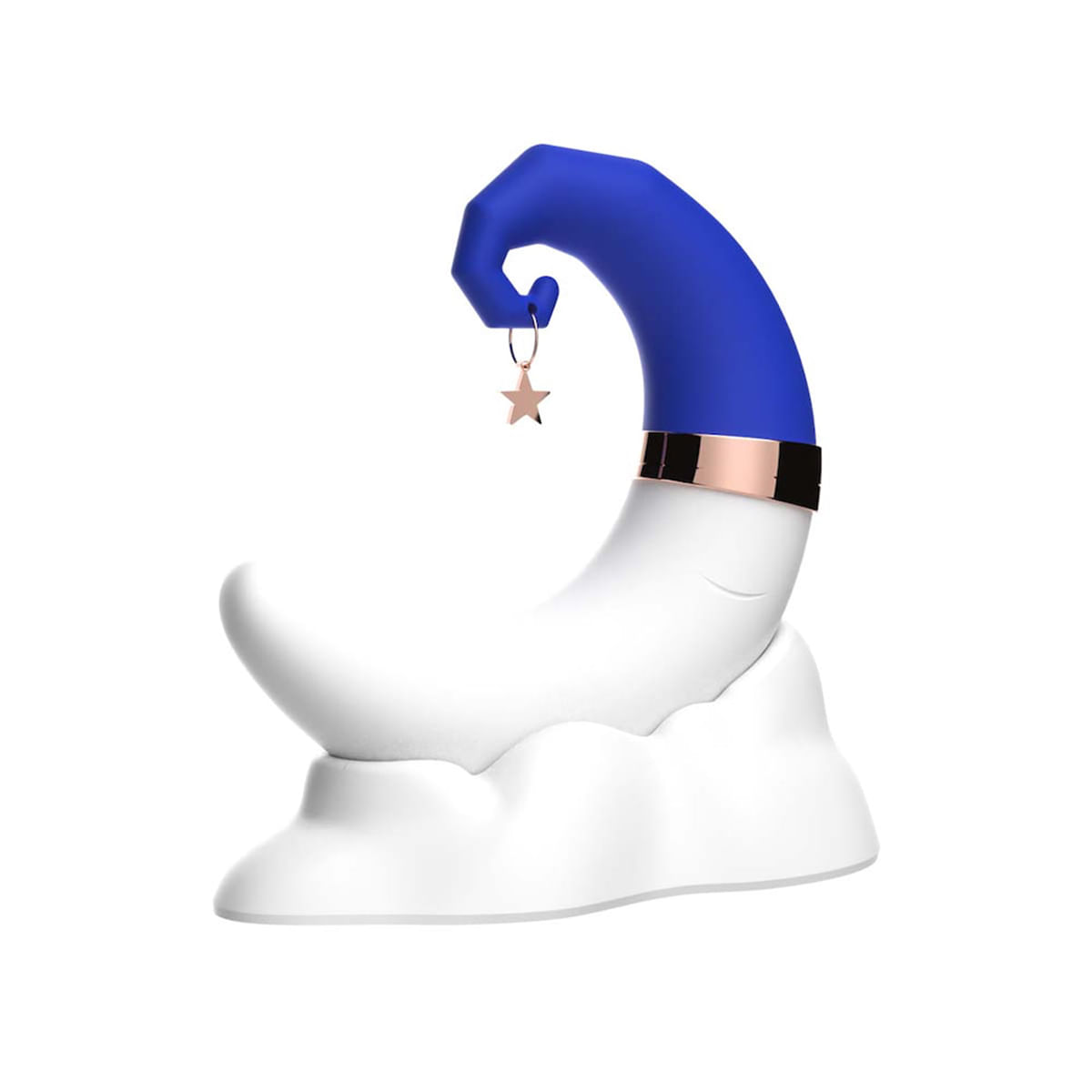 Vibrador de Clitóris em Formato de Lua com 10 Modos de Vibração e Pulsação Vip Mix Vibrador de Clitóris em Formato de Lua com 10 Modos de Vibração e Pulsação Vip Mix
