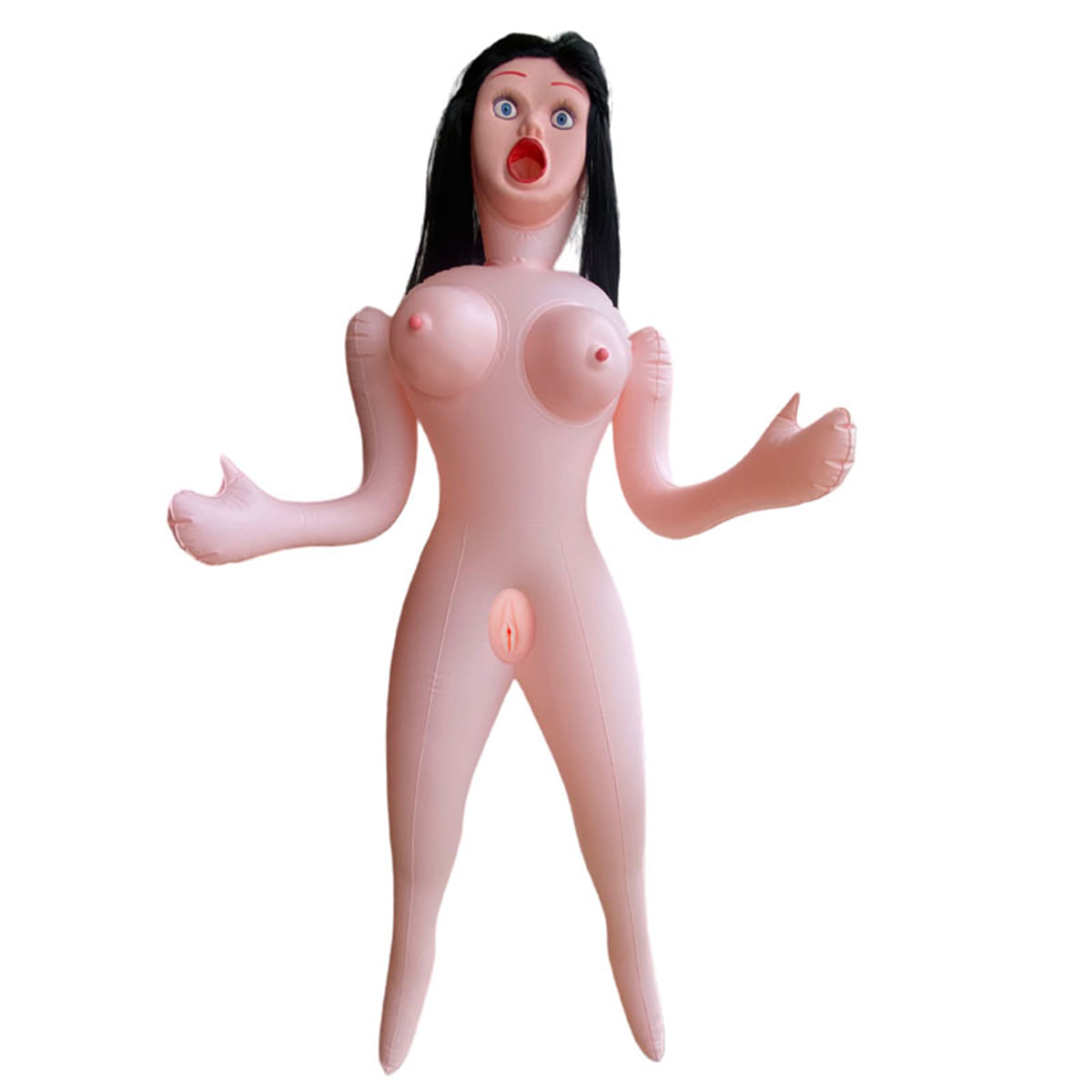 Top-Notch Boneca Inflável com Seios Fartos e 3 Orifícios para Penetração 3R Import Top-Notch Boneca Inflável com Seios Fartos e 3 Orifícios para Penetração 3R Import