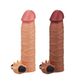 Nature Extender Capa Peniana Extensora com Estimulador Clitoriano e Vibro Vip Mix