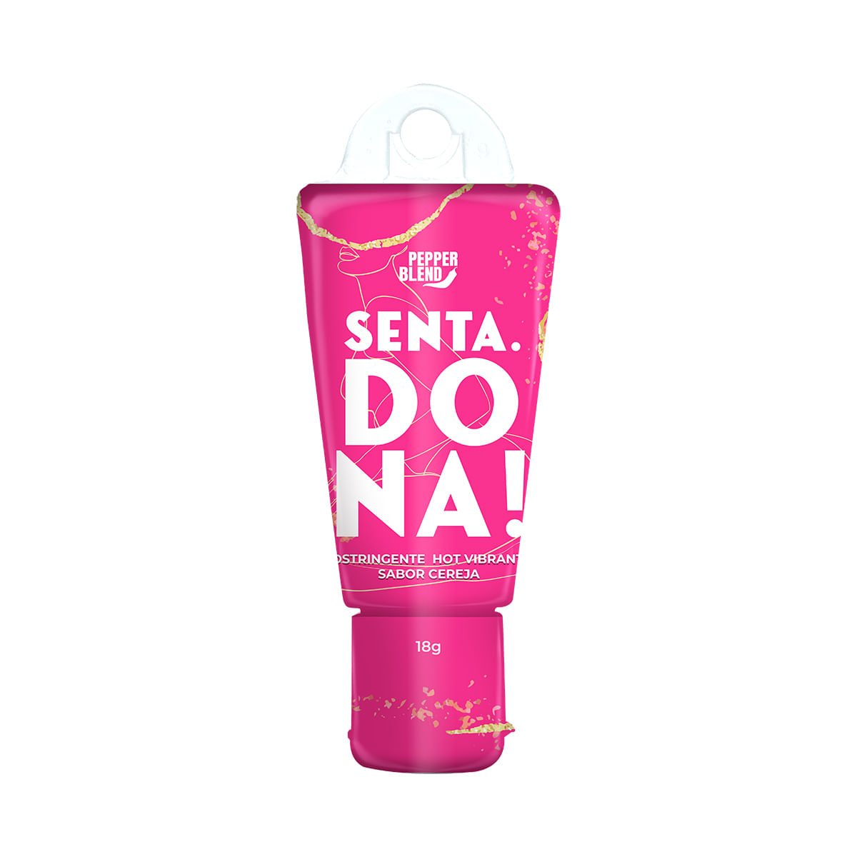 Senta Dona Gel Adstringente Hot Vibrante 18g Pepper Blend Senta Dona Gel Adstringente Hot Vibrante 18g Pepper Blend