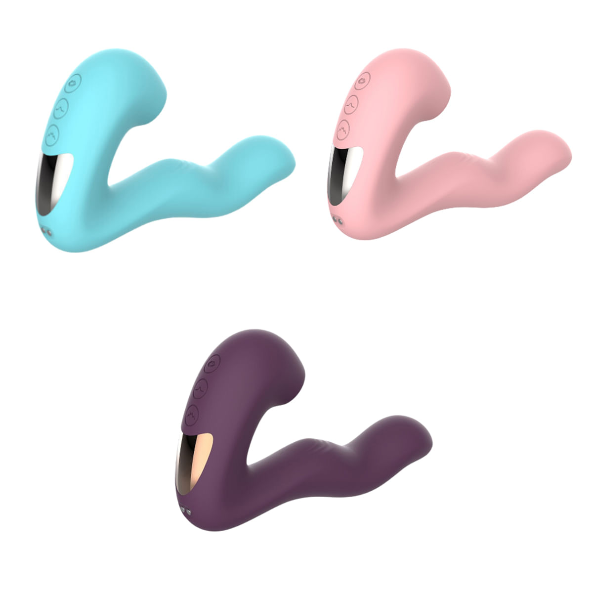 Estimulador Clitoriano 3 em 1 com 10 Modos de Estimulação, Pulsação e Vibração Me Ame Sex Toys