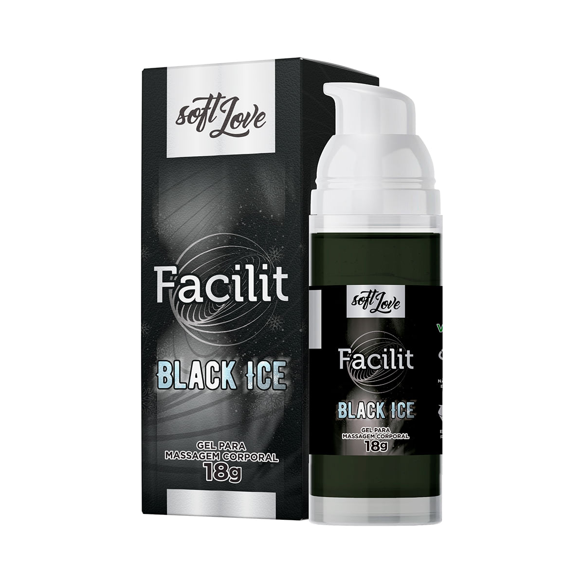 Facilit Black Ice Lubrificante Dessensibilizante 18g Soft Love