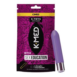 K-Toys Mini Bullet com 3 Modos de Vibração e 7 Intensidades Linha Sex Education Cimed