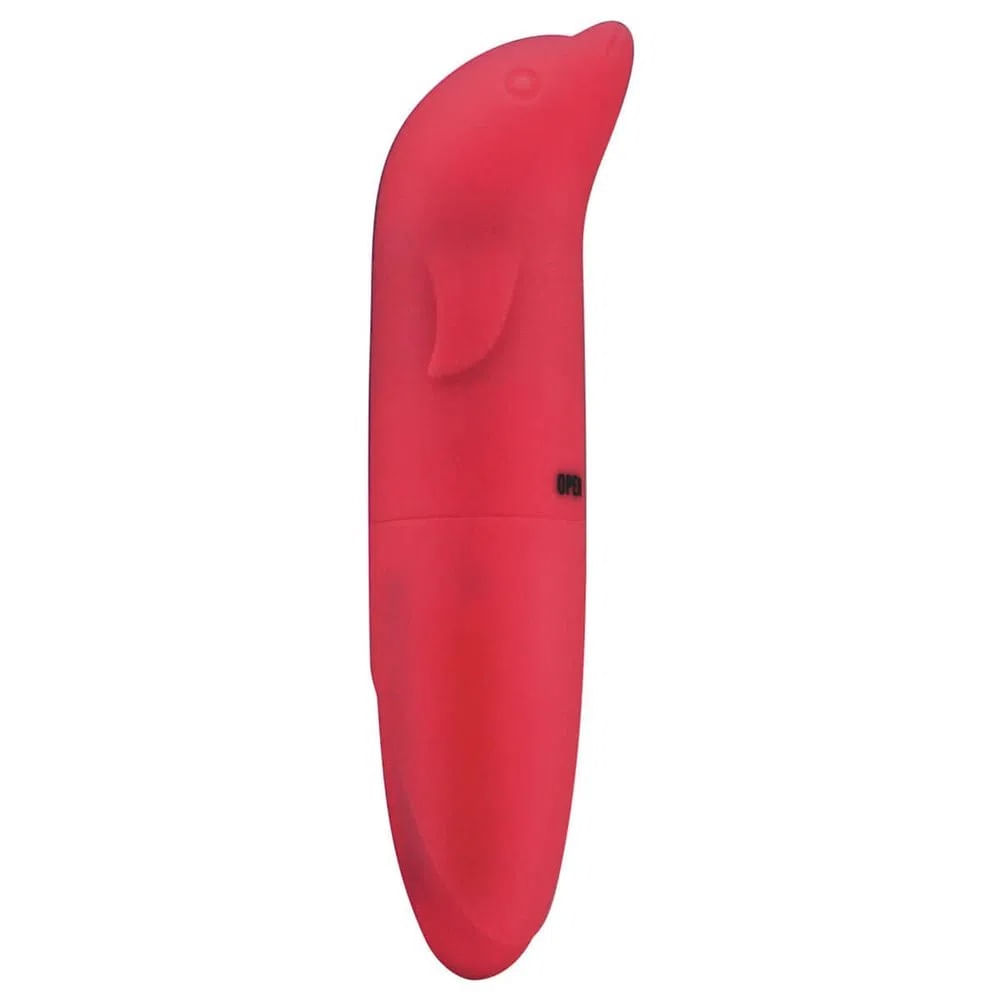 Vibrador Ponto G Aveludado com Formato Golfinho Sexy Import