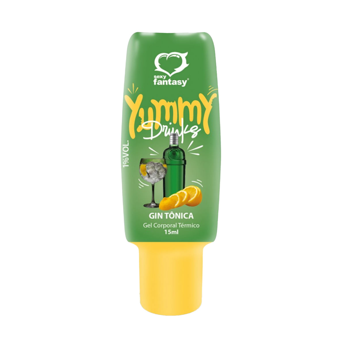 Yummy Drinks Gel Térmico Beijável 15ml Sexy Fantasy Yummy Drinks Gel Térmico Beijável 15ml Sexy Fantasy