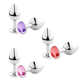Plug Anal com Joia em Aluminio Medio 3R Import