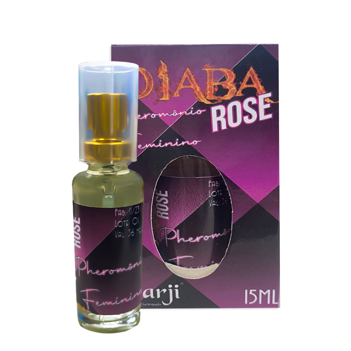 Diaba Rose Perfume Feminino 15ml Garji