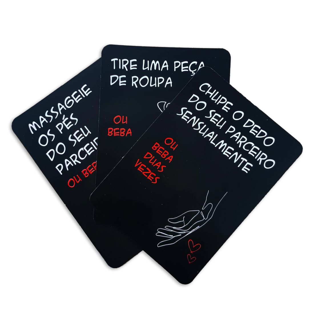 Desejos e Drinks Jogo de Cartas Diversão ao Cubo