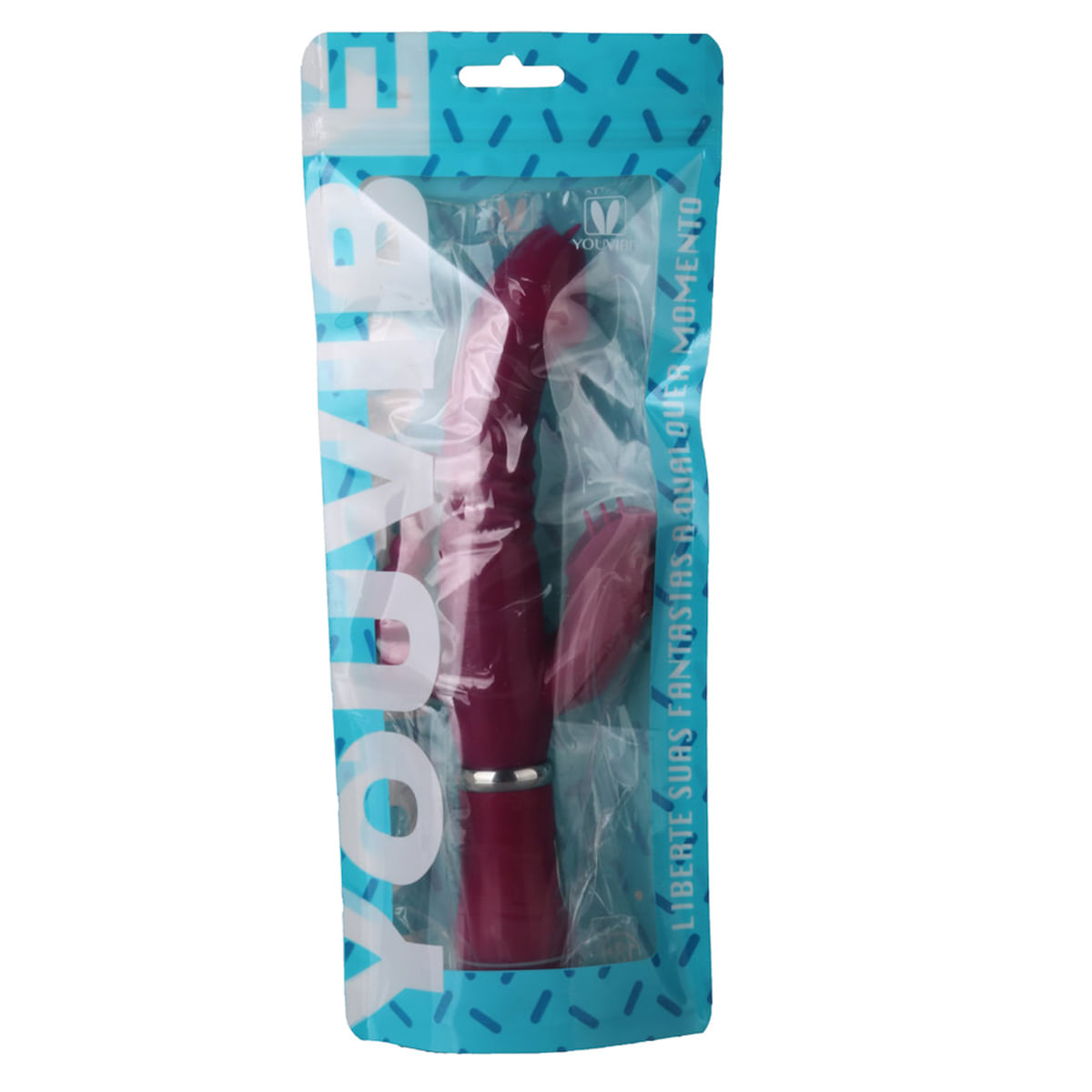 YouVibe Vibrador de Ponto G e Clitóris com 12 Modos de Vibração VipMix