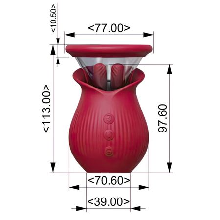 YouVibe Sugador Clitoriano com 10 Modos de Vibração e Sucção VipMix