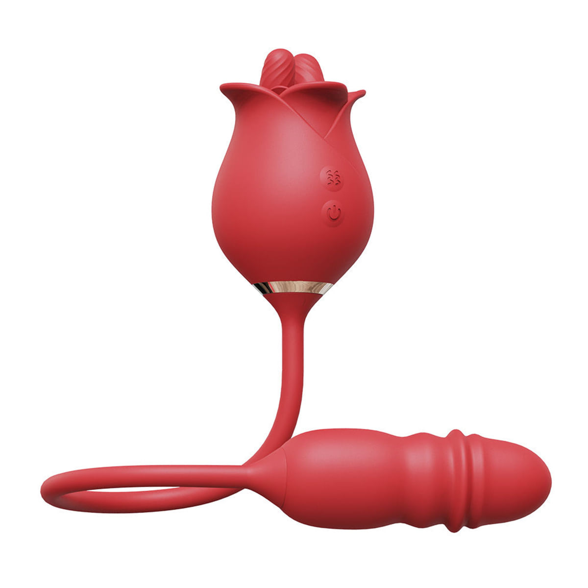 YouVibe Vibrador Duplo Flexível com 10 Modos de Estimulação e Vai e Vem VipMix YouVibe Vibrador Duplo Flexível com 10 Modos de Estimulação e Vai e Vem VipMix
