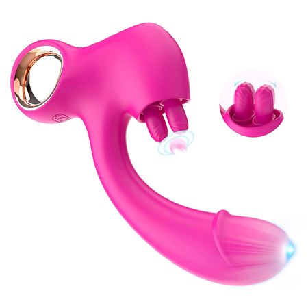 YouVibe Vibrador Ponto G com Estimulador de Clitóris E 10 Modos de Vibração VipMix