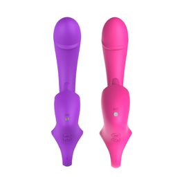 YouVibe Vibrador Ponto G com Estimulador de Clitóris E 10 Modos de Vibração VipMix
