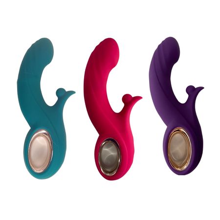 Vibrador Ponto G com Aquecimento e 7 Modos de Vai e Vem Me Ame Sex Toys