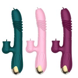 Lord Town Vibrador Ponto G e Clitóris com Língua e 10 Modos de Sobe e Desce Sexy Import