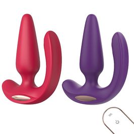 S-hande Medea Plug Anal com Controle Remoto e 9 Modos de Vibração Sexy Import