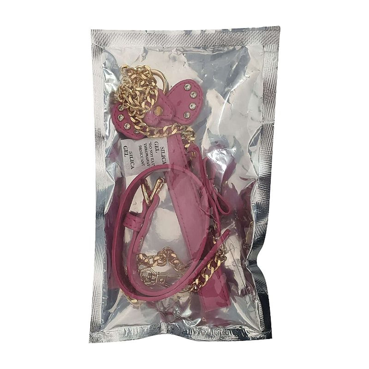 Coleira com Guia de Corrente para Fetiche Sexy Import