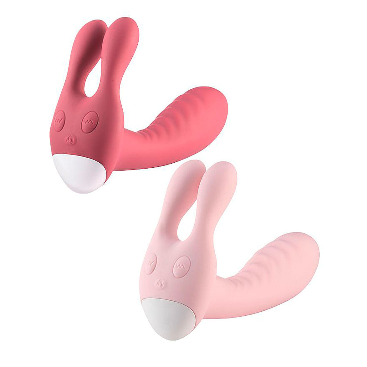 Donkey Vibrador Ponto G e Clitóris Formato de Coelho com 10 Modos de Vibração Sexy Import