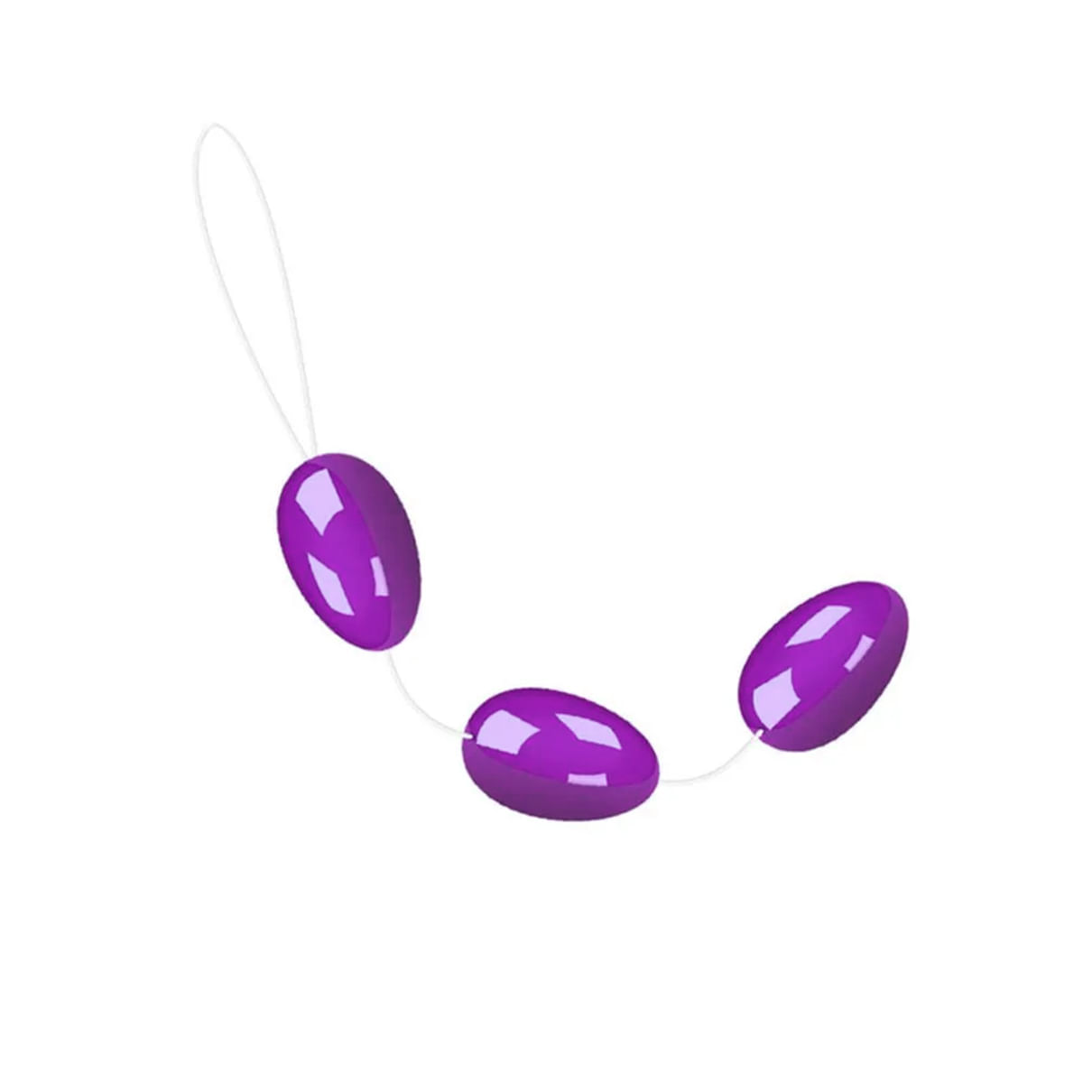 Sexual Balls Cordão Tailândes com 3 Esferas e Puxador 3R Import
