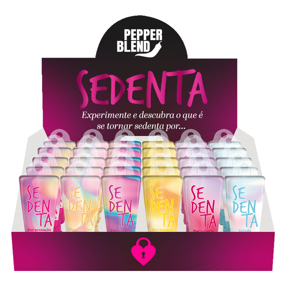 Display Para Produtos Linha Sedenta 18g Pepper Blend Display Para Produtos Linha Sedenta 18g Pepper Blend