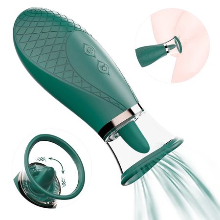 S-Hande Vibrador Sugador de Clitóris com Língua e 9 Modos de Sucção Our Moment