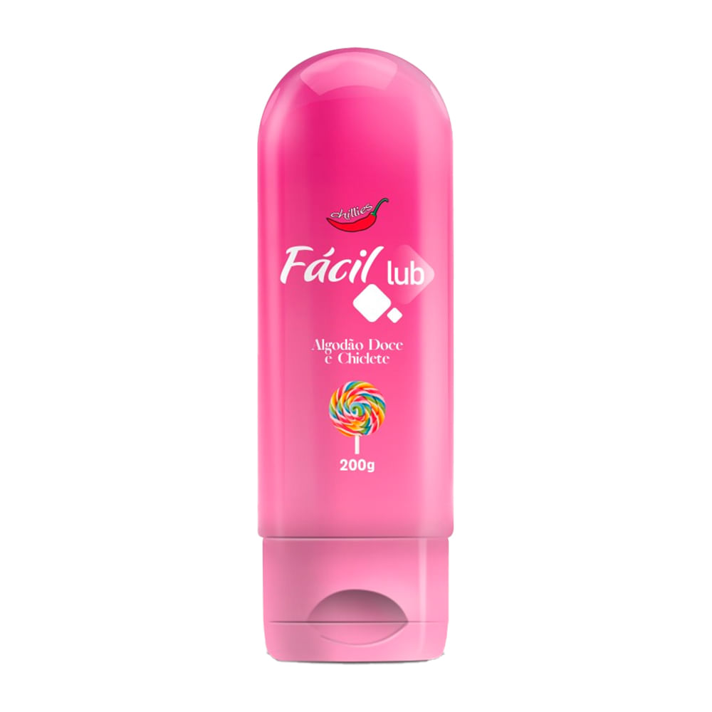 Fácil Lub Gel Lubrificante Íntimo 200g Chillies Fácil Lub Gel Lubrificante Íntimo 200g Chillies
